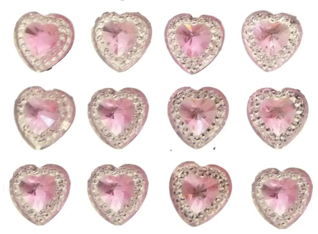 40 Pink Self Adhesive Acrylic Hearts Embossed Mini Crystals Syntego 40-pink-self-adhesive-acrylic-hearts-embossed-mini-crystals-syntego