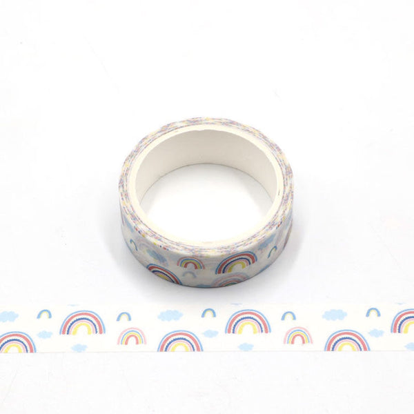 Pastel Rainbow Colours Washi Tape 15mm and 5 Meters