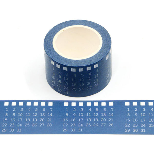 Calendar Washi Tape 30mm x 10m