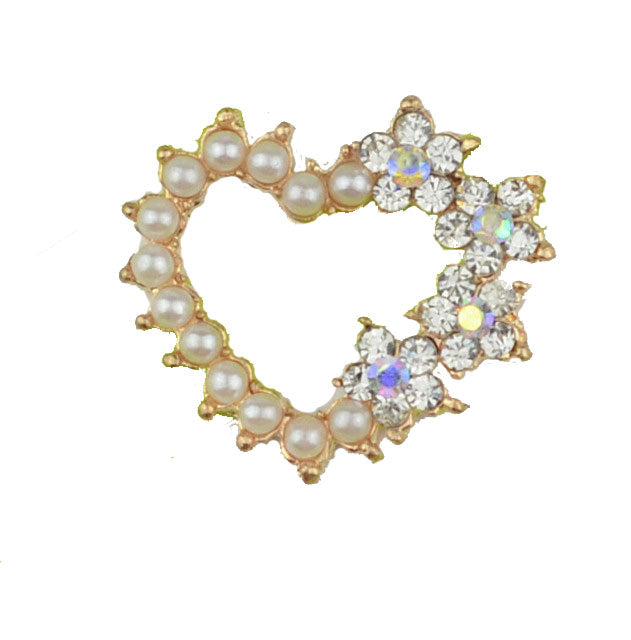 Pearl & Diamante Heart set in Limited Edition!