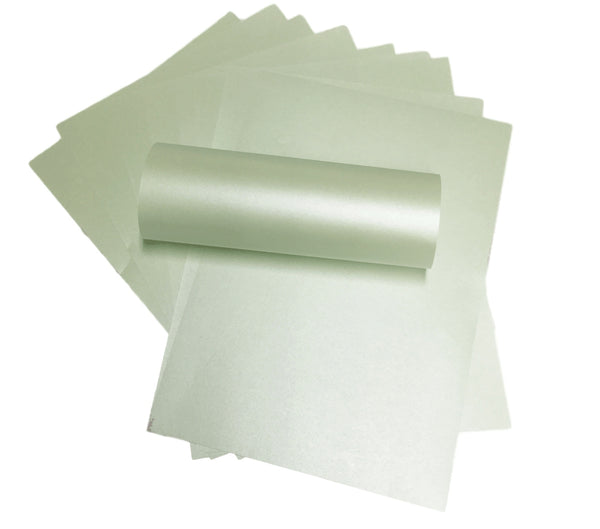 A4 Paper Pearlescent Peregrina Majestic Fresh Mint Green 120gsm