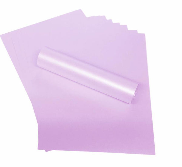 A4 Paper Pearlescent Pale Lilac Peregrina Majestic 120gsm - Syntego