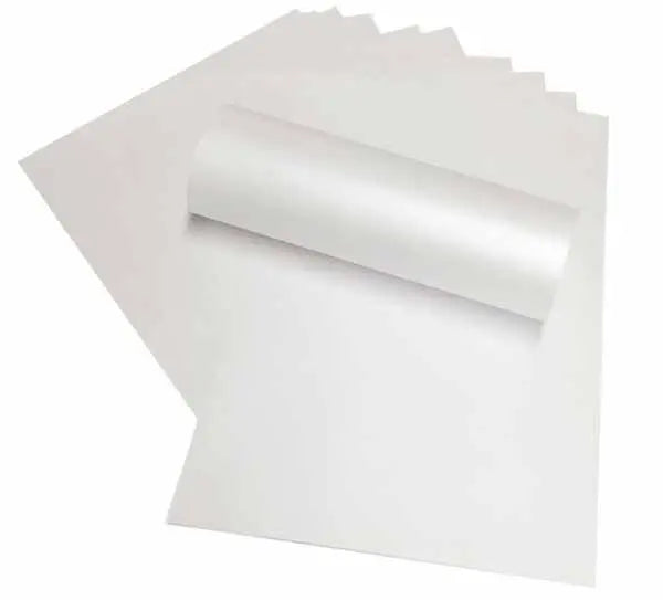 Two Sided Material A4 Frost White Double Sided Paper Inserts | Syntego