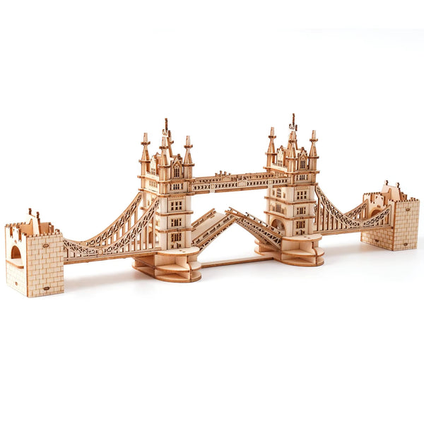 3D Wooden Puzzle Model of The Tower of London - Educational Building Toys for Children, Ideal Birthday Gift
