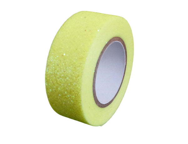 Lemon Glitter Washi Tape Decorative Masking Self Adhesive