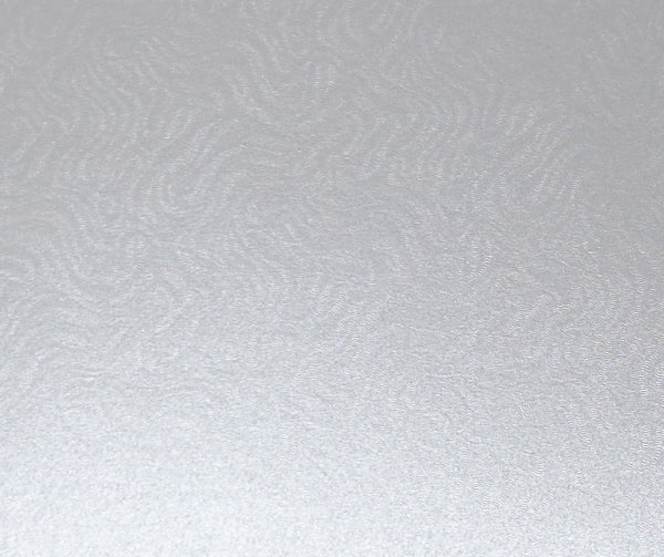 10 A4 Card Real Silver Embossed Brocade Design 290gsm