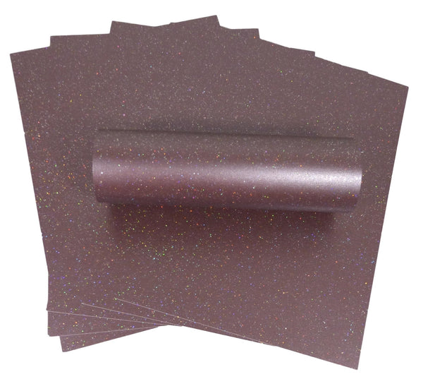 10 Sheets A4 Mulberry Iridescent Sparkle Card Quality 300gsm