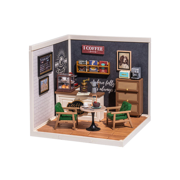 Café Miniature House 3D DIY Kit Super Creator Series