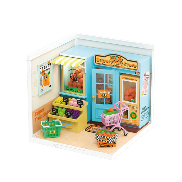 Super Fruit Shop Miniature House 3D DIY Puzzle Kit