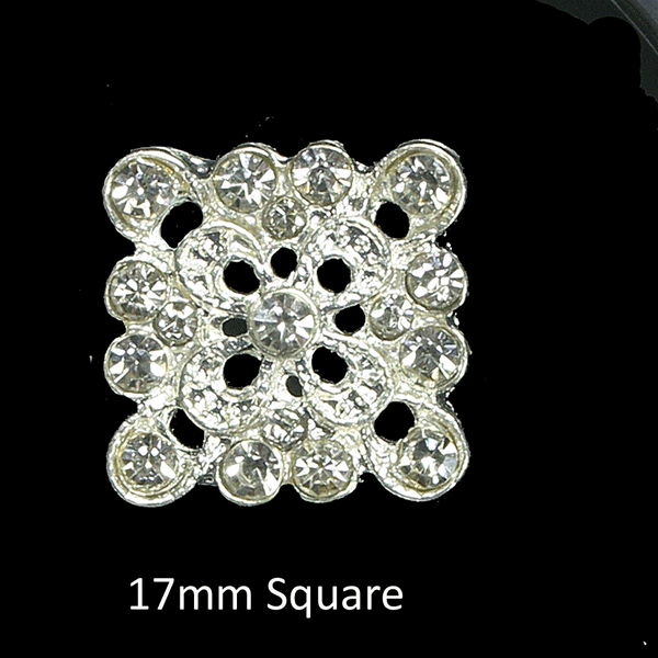 Filigree Square Diamante Embellishment