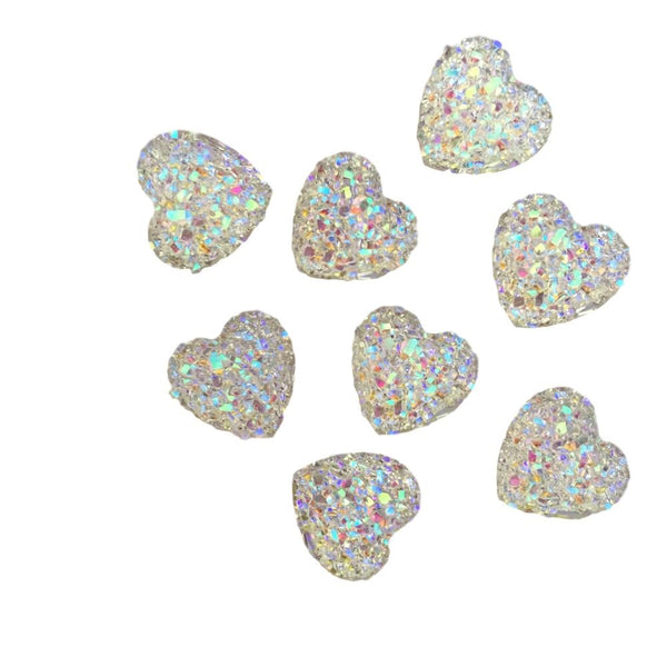 Heart Resin Embellishments