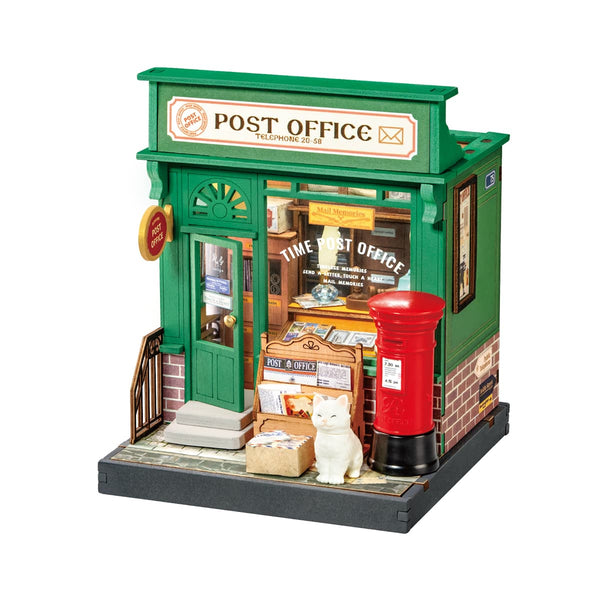 Century Post Office DIY Miniature House | Handmade Craft Gift for Christmas & Home Décor