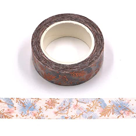 Leaves Bronzing Foil Constellations Washi Tape 15mm x 10m