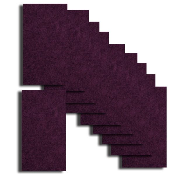 10 Nightclub Purple Card Inserts 180 x 128