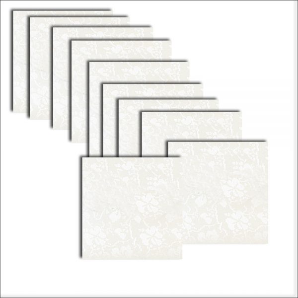 10 Dandy Broderie Square Card Inserts 140 x 140