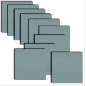 10 Navy Kings Blue Square Card Inserts 140 x 140