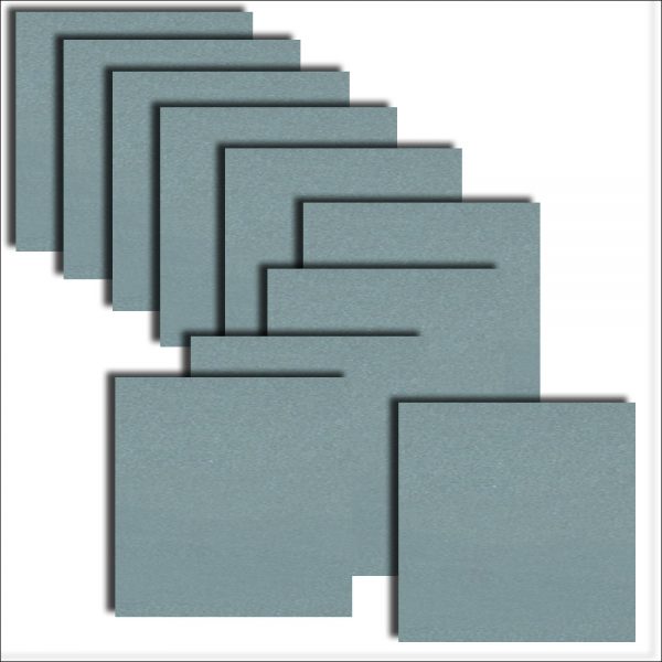 10 Navy Kings Blue Square Card Inserts 140 x 140