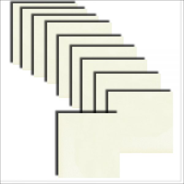 10 Quarzo Pearlescent Square Card Insert 140 x 140