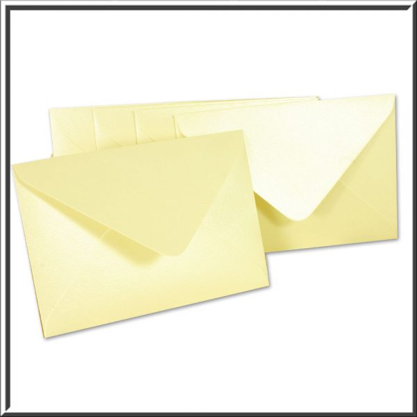 10 C6 Opal Pearlescent Envelopes 120gsm