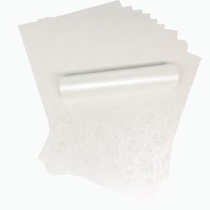 A4 Dandy White Broderie Embossed Paper 120gsm