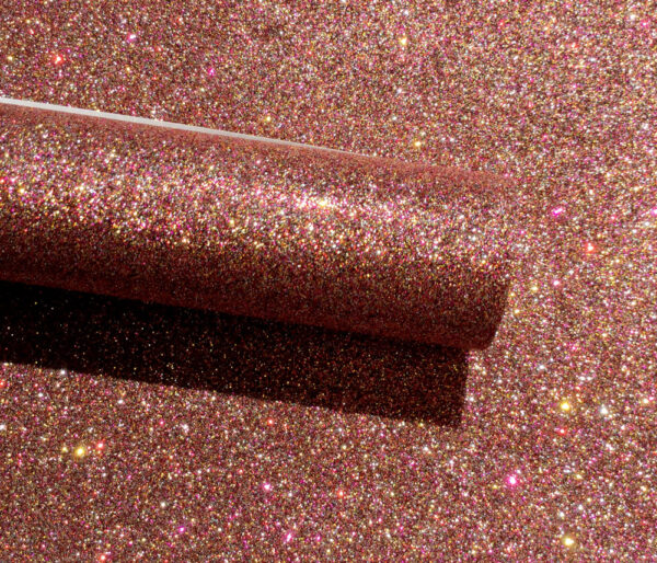 A4 Red and Gold Iridescent Colour Mix Glitter Paper Soft Touch Non Shed 100gsm Pack of 10 Sheets