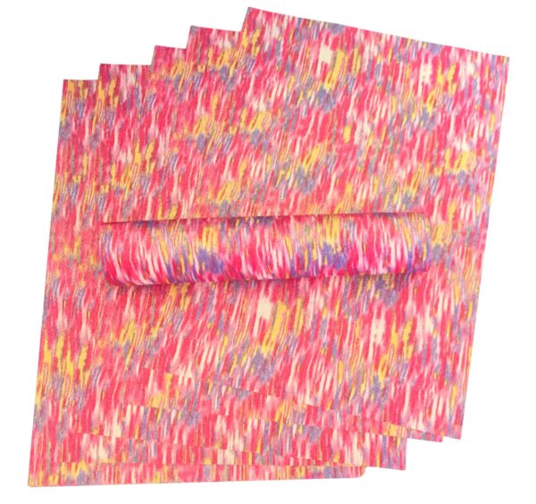 A4 Glitter Paper Pink, Red, Purple, Yellow and White Colour Mix Sparkly Soft Touch Non Shed 100gsm 10 Sheets