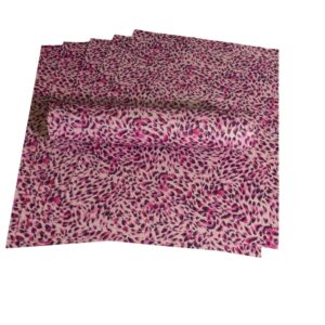 A4 Glitter Paper Pink, Black and White Iridescent Decorative Pattern Sparkly Soft Touch Non Shed 100gsm 10 Sheets