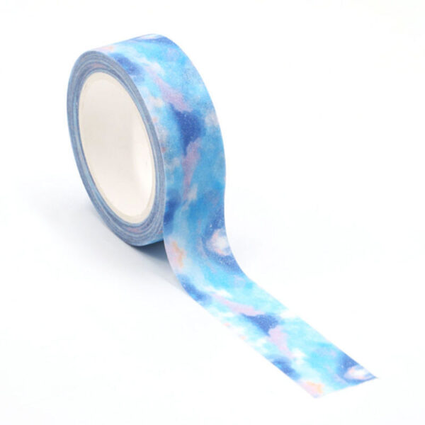 Dreamy Blue Frosted Washi Tape 15mm x 5m