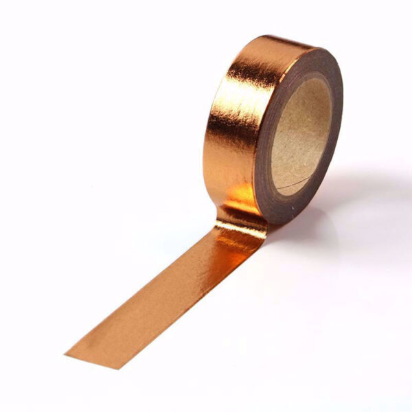Copper Foil Washi Tape Decorative Self Adhesive Tape 15mm x 10m