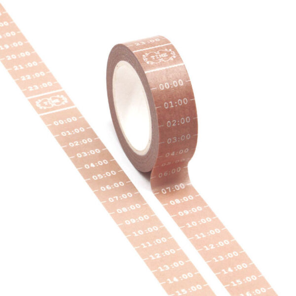 Time Schedule Washi Tape 15mm x 10m