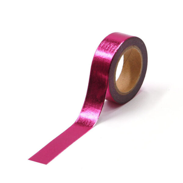 Purple Foil Washi Tape Decorative Self Adhesive Tape 15mm x 10m