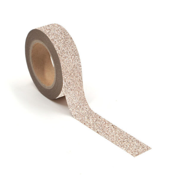 Champagne Glitter Washi Tape Decorative Tape 15mm x 10m