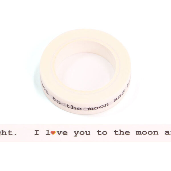 I Love You to the Moon and Back Washi Tape 10mm x 10m