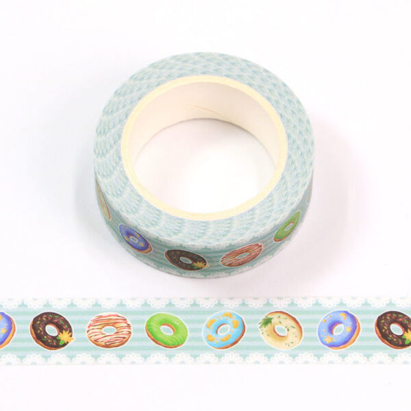 Colourful Donuts Washi Tape 15mm x 10m
