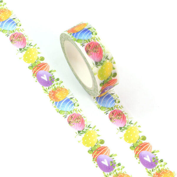 Colourful Easter Eggs Washi Tape 15mm x 10m