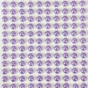 200 LILAC Round Pearls 6mm Flat Backed Round Self Adhesive Beads